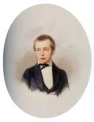 Porträt von Aleksei Musin-Pushkin (1834-1889)